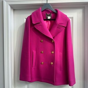 J. Crew Women’s Pea Coat - Pink - EUC - Size 12